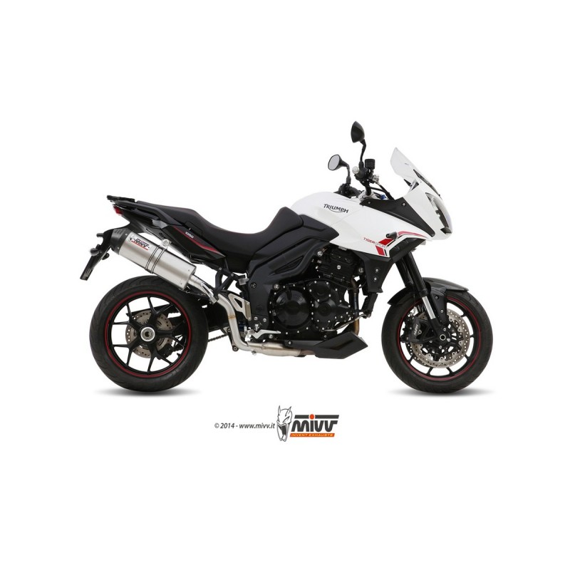 TRIUMPH TIGER 1050 SPORT 2013 - 2016 OVAL TITANIO COPA CARBONO MIVV TRIUMPH TIGER 1050 SPORT 2013 - 2016 OVAL TITANIO COPA CARBONO MIVV