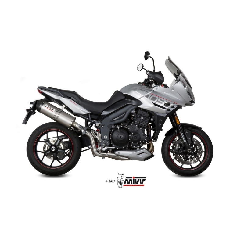 TRIUMPH TIGER 1050 SPORT 2017 - OVAL TITANIO COPA CARBONO MIVV TRIUMPH TIGER 1050 SPORT 2017 - OVAL TITANIO COPA CARBONO MIVV
