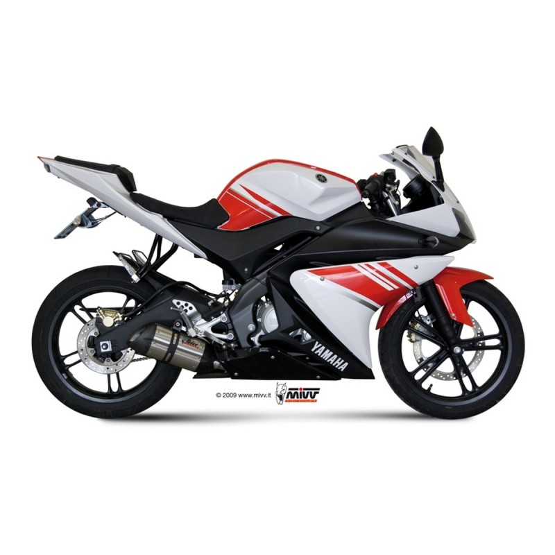 YAMAHA YZF R125 2008 - 2013 SUONO INOX COPA CARBONO MIVV YAMAHA YZF R125 2008 - 2013 SUONO INOX COPA CARBONO MIVV