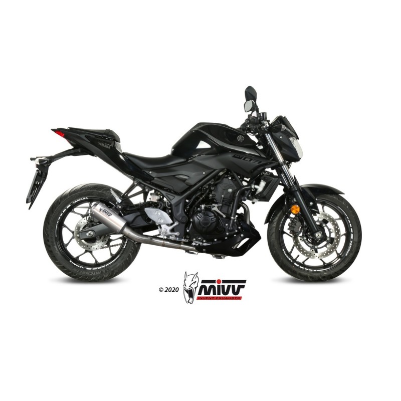 YAMAHA MT-03 2016 - MK3 INOX/ST. STEEL MIVV YAMAHA MT-03 2016 - MK3 INOX/ST. STEEL MIVV