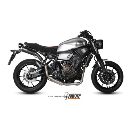 YAMAHA XSR 700 2016 - GHIBLI INOX NERO CERAMICO/CERAMIC BLACK ST. STEEL MIVV