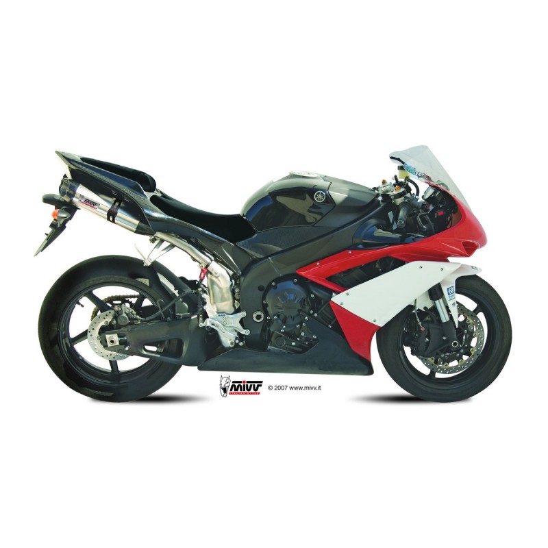 YAMAHA YZF 1000 R1 2007 - 2008 SUONO INOX COPA CARBONO MIVV YAMAHA YZF 1000 R1 2007 - 2008 SUONO INOX COPA CARBONO MIVV