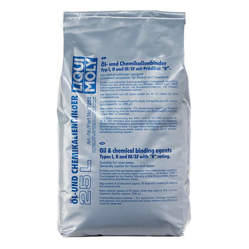 Absorbente de aceite & sustancias químicas Liqui Moly 25L Absorbente de aceite & sustancias químicas Liqui Moly 25L