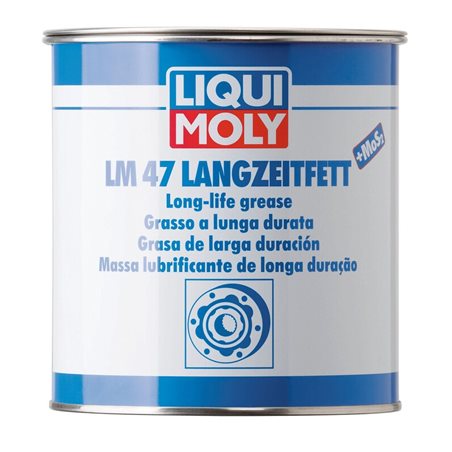 Lata 1kg de grasa de larga duración Liqui Moly LM 47 +MOS2