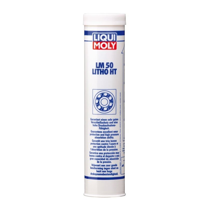 Cartucho 400g de grasa de litio Liqui Moly LM 50 LITHO HT Cartucho 400g de grasa de litio Liqui Moly LM 50 LITHO HT