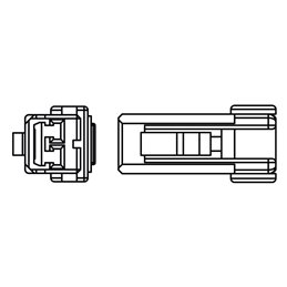 Cable adaptador para mini intermitentes HIGHSIDER - Harley Davidson