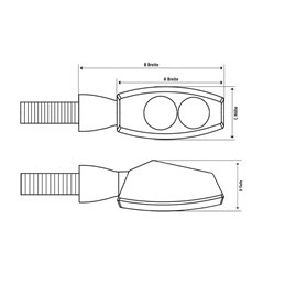 Juego de Intermitentes LED HIGHSIDER Surface