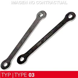 Kawasaki ZX6R Ninja (1995-2005) 600 (2003-2004) Baja 35 mm Bieletas de Rebaje