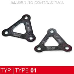 Triumph Tiger Sport ABS (750470>) 1050 (2016-2016) Baja 25 mm Bieletas de Rebaje