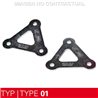 Yamaha FZ8 S Fazer / ABS 800 (2011-2015) Baja 25 mm Bieletas de Rebaje