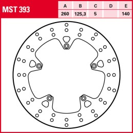 Aprilia SR Max IE 4T LC 125 2011 - 2015 Disco Freno Delantero TRW