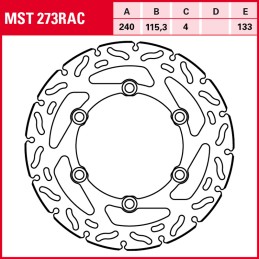 Honda CB F Euro5 125 2021 - 2022 Disco Freno Delantero TRW