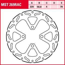 Honda MSX 125 2015 - 2017 Disco Freno Delantero TRW