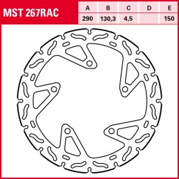 Kawasaki Z Euro4 125 2019 - 2020 Disco Freno Delantero TRW