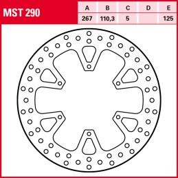 KTM Super Adventure S Euro5 1290 2021 - 2022 Disco Freno Trasero TRW