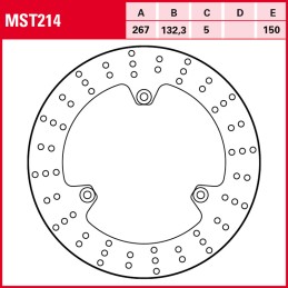Yamaha YP Majesty 400 2004 - 2006 Disco Freno Trasero TRW