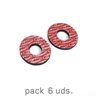ESPUMA ANTICALLOS FMF (ROJA) PACK 6 UNIDADES