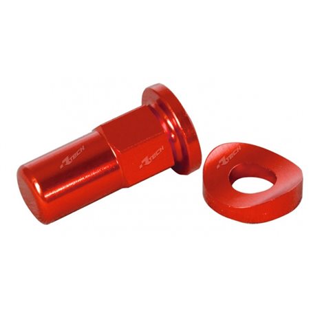SET TORNILLOS M8 GECO PARA FRENO CUBIERTA (ROJOS)