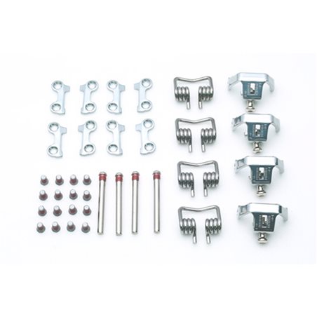 DESPIECE COMPLETO CLIP ENGANCHE PEDALES HT T2 (PLATA)