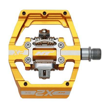 PEDALES BMX HT X2-SX (DORADO)