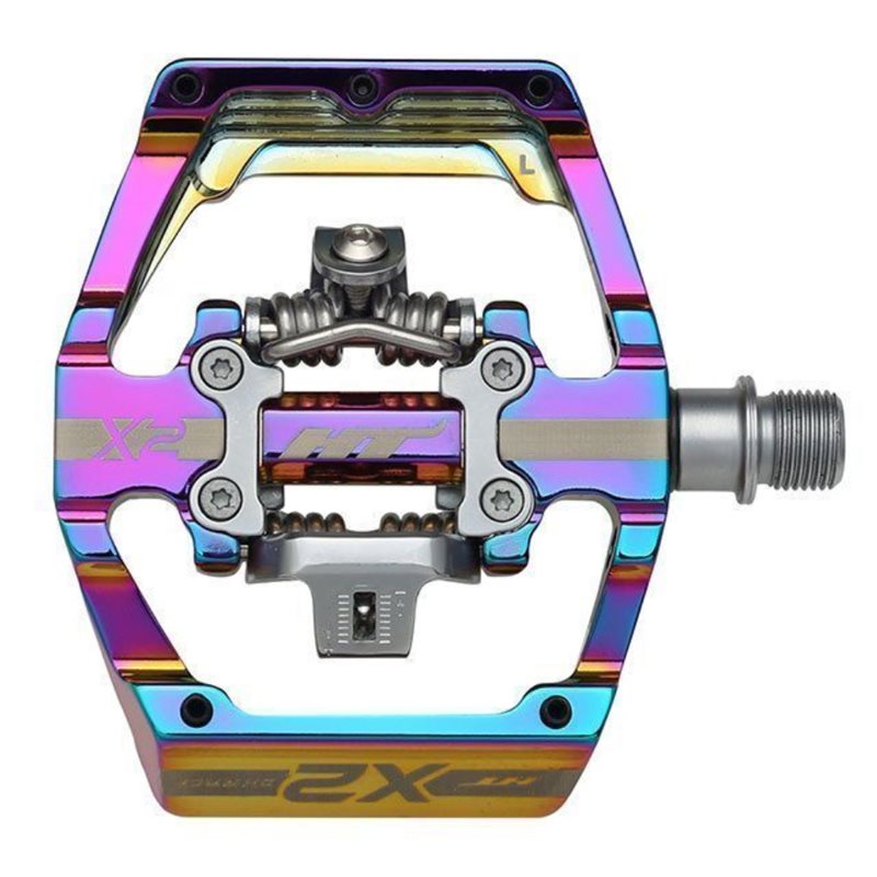 PEDALES DESCENSO HT X2 (OIL SLICK)