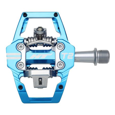 PEDALES ENDURO HT T2 (AZUL MARINO)