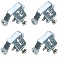 PLACAS FIJACIÓN CALA PEDALES HT M2, T1, T2, T2-SX (PLATA)