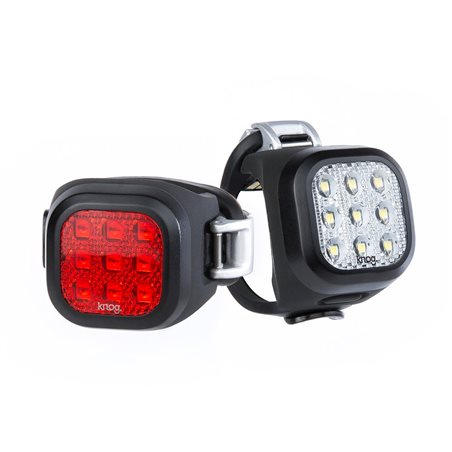 JUEGO LUCES KNOG BLINDER MINI NINER (NEGRO)