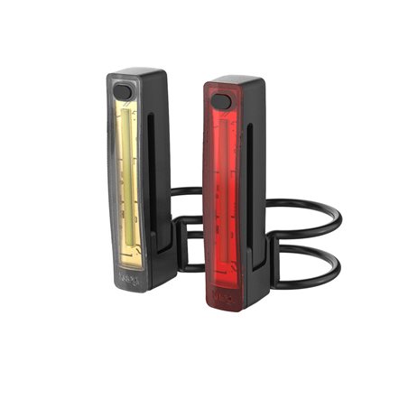 JUEGO LUCES KNOG PLUS (NEGRO)