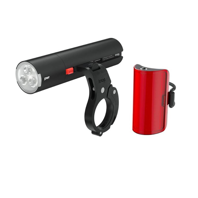 JUEGO LUCES KNOG PWR ROAD 700 + MID COBBER