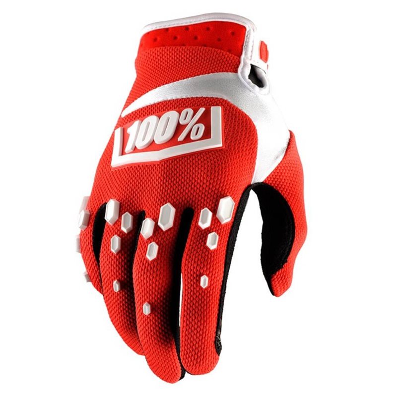 GUANTES 100% AIRMATIC RED/WHITE