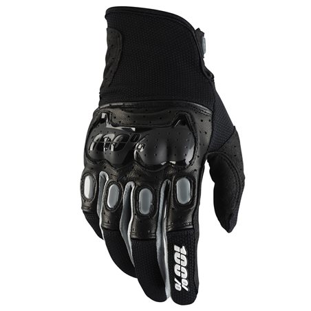 GUANTES 100% DERESTRICTED NEGRO/GRIS (TALLA S)