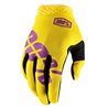 GUANTES 100% ITRACK NEON YELLOW