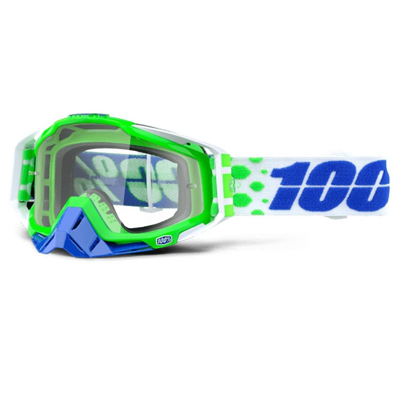 MÁSCARA 100% RACECRAFT ALCHEMY (LENTE TRANSPARENTE)