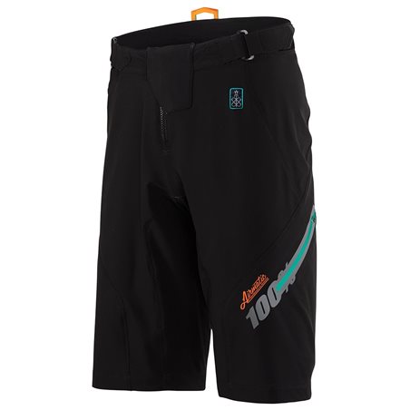 PANTALONES CORTOS 100% AIRMATIC (NEGRO FAST TIMES)