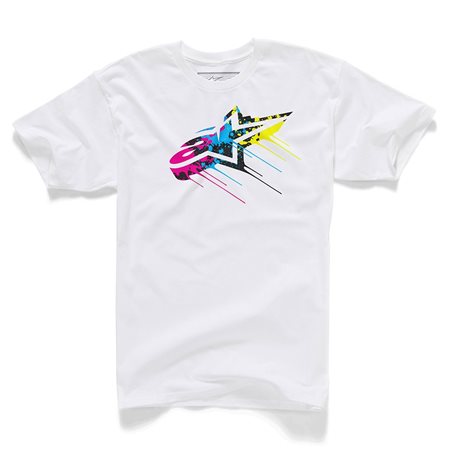 CAMISETA ALPINESTARS DRIPS (BLANCO)