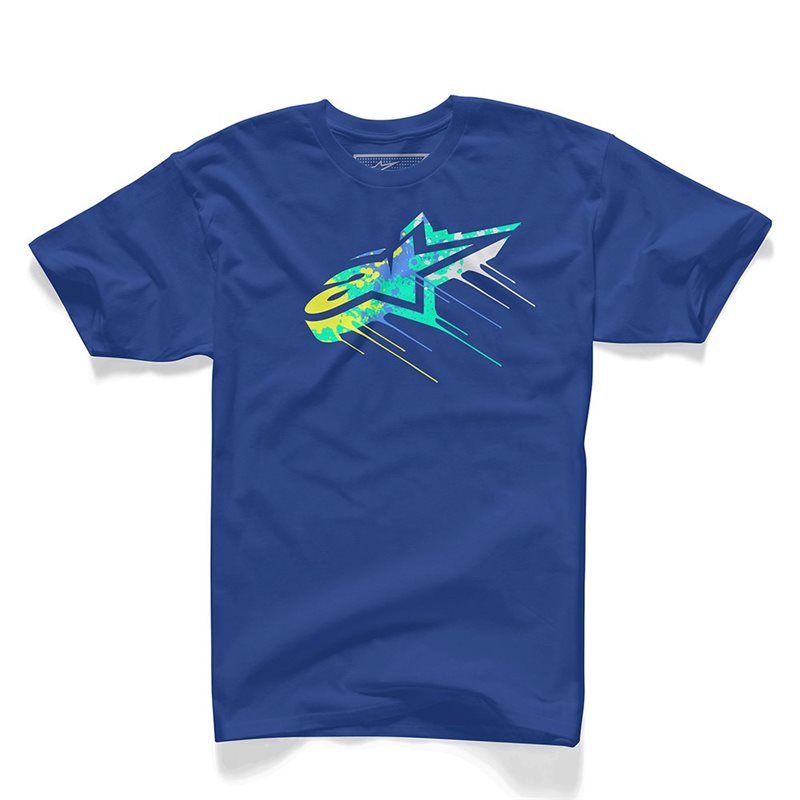 CAMISETA ALPINESTARS DRIPS (ROYAL BLUE)