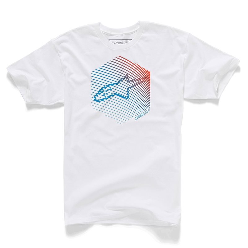 CAMISETA ALPINESTARS FINS BLANCA (TALLA S)
