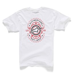 CAMISETA ALPINESTARS RATIO (BLANCO)