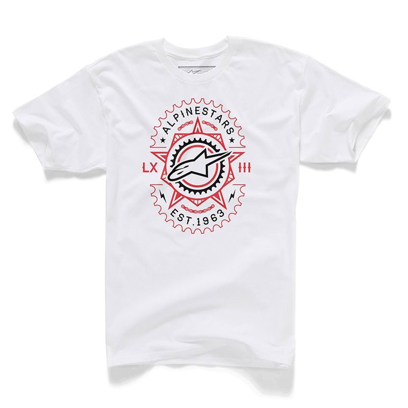 CAMISETA ALPINESTARS RATIO (BLANCO)