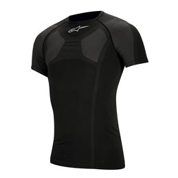 CAMISETA INTERIOR ALPINESTARS MTB TECH MANGA CORTA (NEGRA)