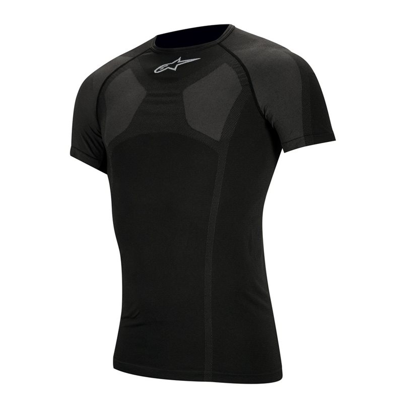 CAMISETA INTERIOR ALPINESTARS MTB TECH MANGA CORTA (NEGRA)