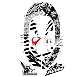 GRÁFICOS ALPINESTARS BIONIC (GRIS/NEGRO)