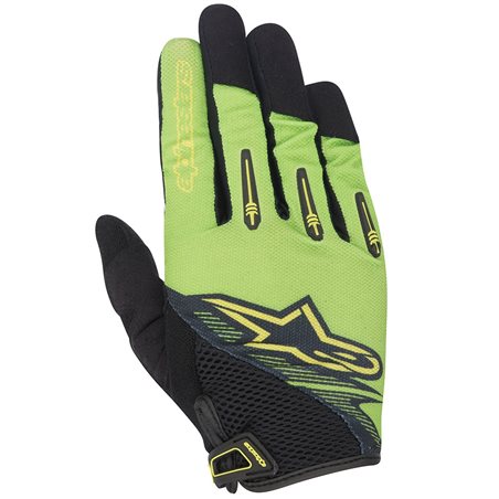 GUANTES ALPINESTARS FLOW VERDE/NEGRO/AMARILLO
