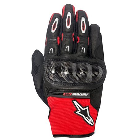 GUANTES ALPINESTARS MEGAWATT HARD KNUCKLE NEGRO/ROJO/BLANCO