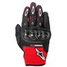 GUANTES ALPINESTARS MEGAWATT HARD KNUCKLE NEGRO/ROJO/BLANCO