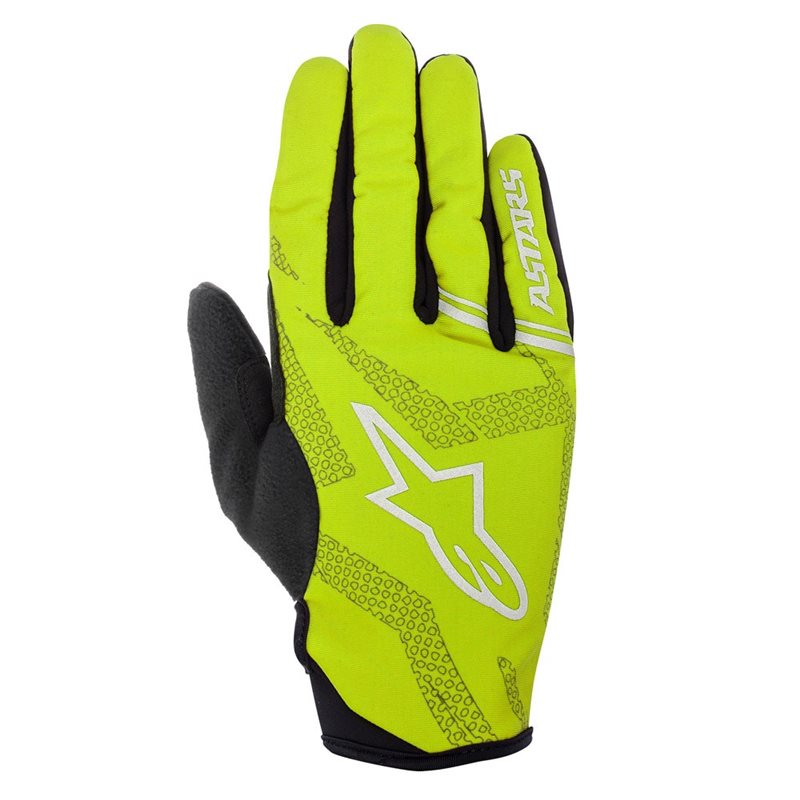 GUANTES ALPINESTARS STRATUS AMARILLO/PLATA