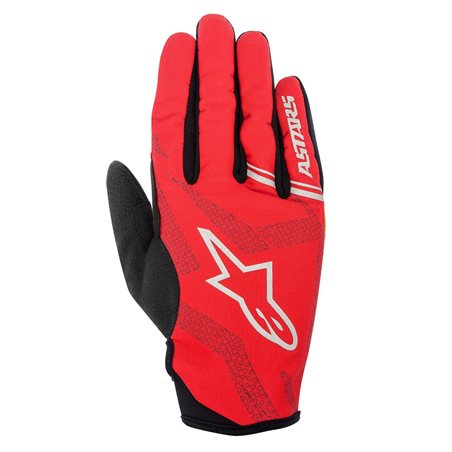 GUANTES ALPINESTARS STRATUS ROJO/PLATA