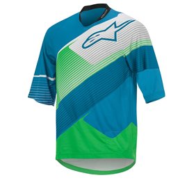 MAILLOT ALPINESTARS DEPTH ROYAL BLUE-WHITE (TALLA L)