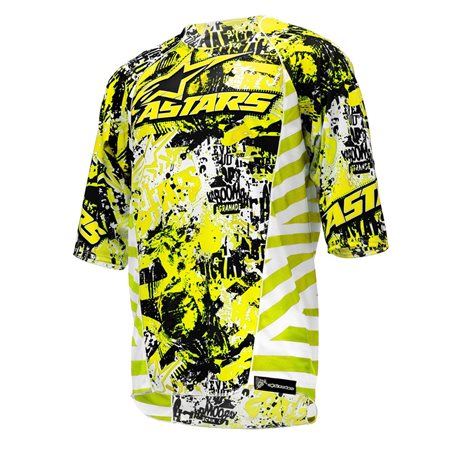 MAILLOT ALPINESTARS GRAVITY (AMARILLO FLUO/NEGRO)